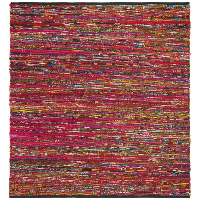 SAFAVIEH Handmade Rag Rug Abagail Casual Stripe Cotton Rug