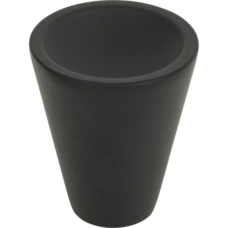Atlas Homewares Dap 1 Inch Conical Cabinet Knob - Matte Black