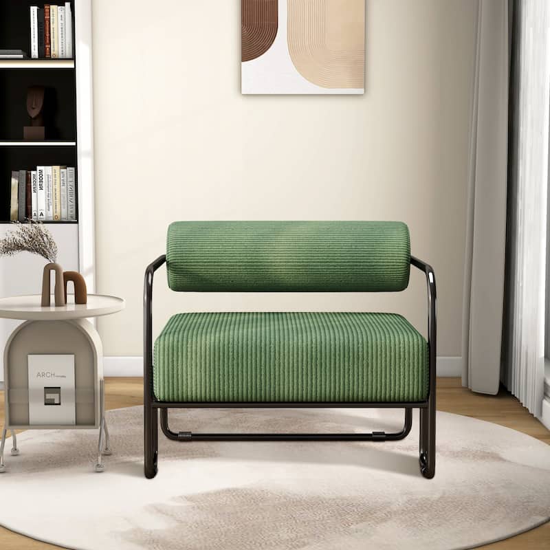 Upholstered Accent Chair Lazy Sofa Chair