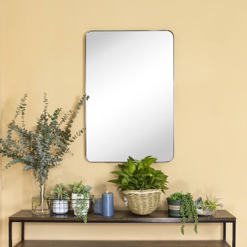 TEHOME Veion Rectangle Metal Wall Mirror