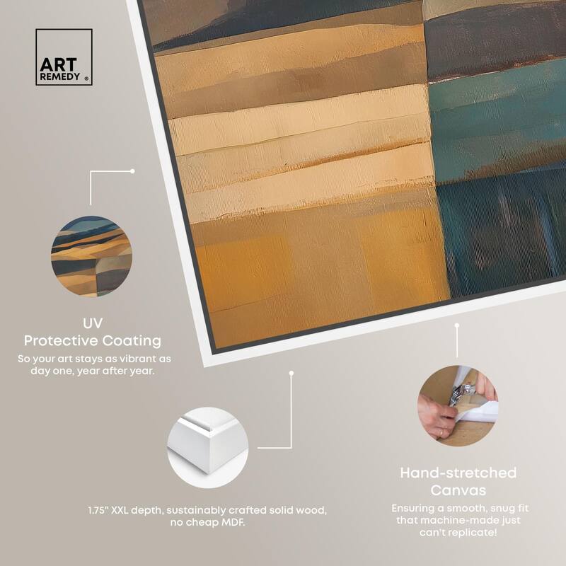 Clash of Shades Canvas by Art Remedy