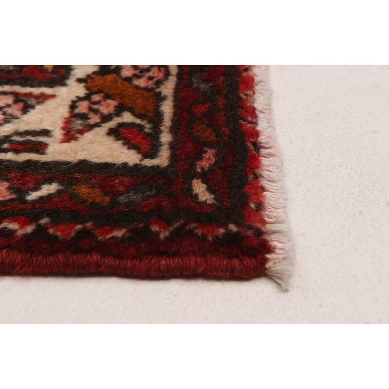 ECARPETGALLERY Hand-knotted Andelz Red Wool Rug - 2'11 x 10'11