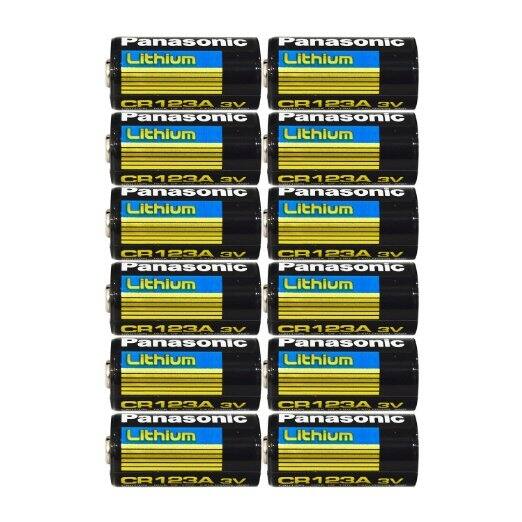 Shop Panasonic Cr123 Cr123a 3v Lithium Battery X 12 Batteries Overstock 13448998