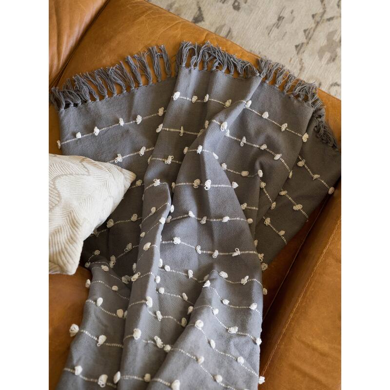 DII Woven Loop Throw