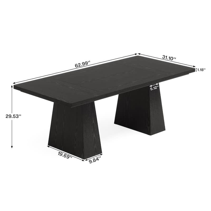 63 Inches Office Desk, Executive Desk for Home Office