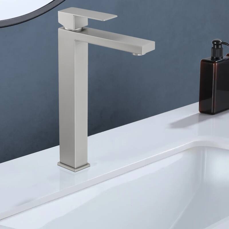 Topcraft Stainless Steel Single Handle Bathroom Sink Faucet