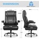 preview thumbnail 10 of 19, BOSSIN Executive Office Chair,Big and Tall Office Chair with Ergonomic,High Back,and Lumbar Support