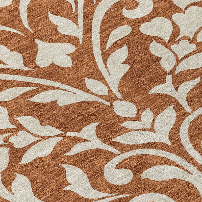Machine Washable Indoor/ Outdoor Chantille Traditional Elegant Rug