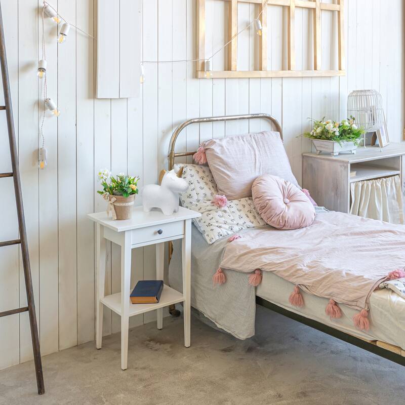 Ceramic Glowing Unicorn Table Lamp - 11.25" - White