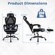 preview thumbnail 5 of 4, Mesh Office Chair Ergonomic Desk Chair with Retractable Footrest