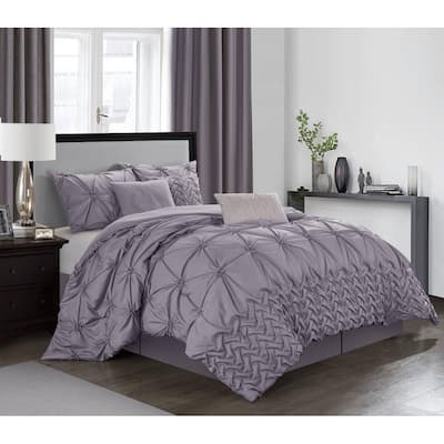 Nanshing Zalie Pleated 7-Piece Comforter Set