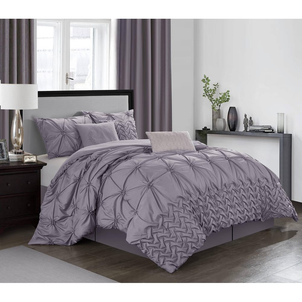 Nanshing Zalie Pleated 7-Piece Comforter Set