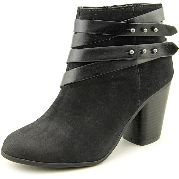 Material Girl Mini Women Black Boots
