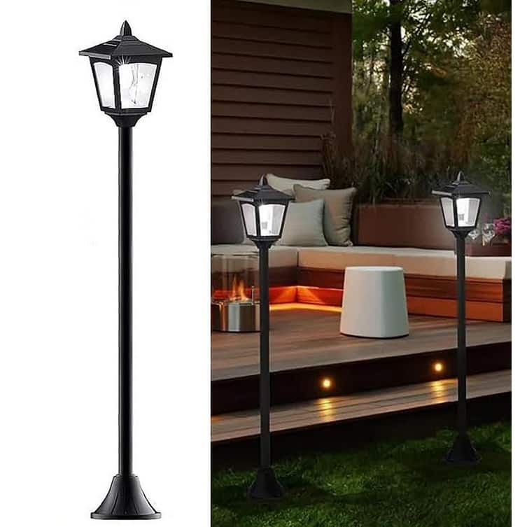 40'' Solar Lamp Post Lights Outdoor LED Waterproof Garden Pathway Lighting - 1 Light