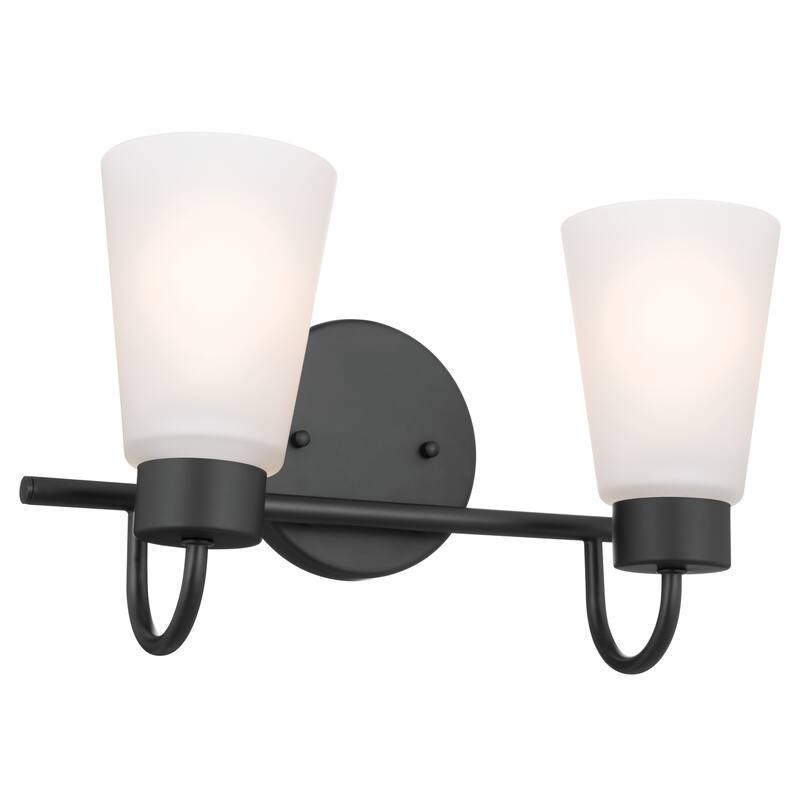 Kichler Lighting Erma 13.5 in. 2-Light Traditional Bathroom Vanity Light
