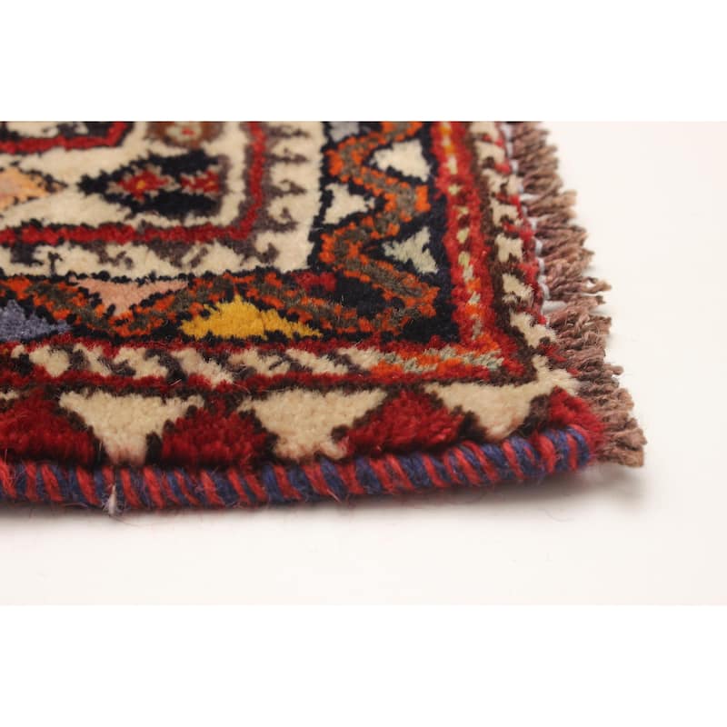 ECARPETGALLERY Hand-knotted Anatolian Vintage Red Wool Rug - 5'3 x 9'4