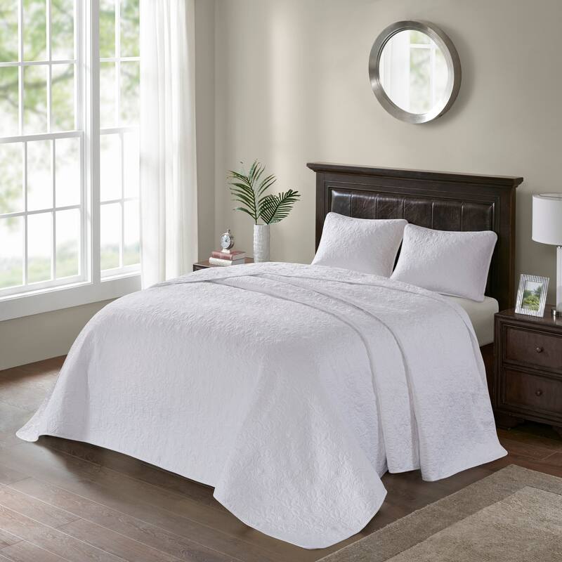Madison Park Mansfield Reversible Bedspread Set