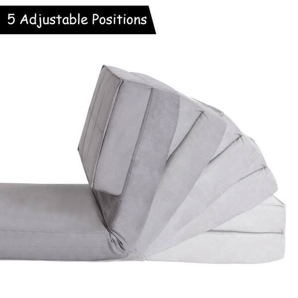 Shop Costway Fold Down Chair Flip Out Lounger Convertible Sleeper