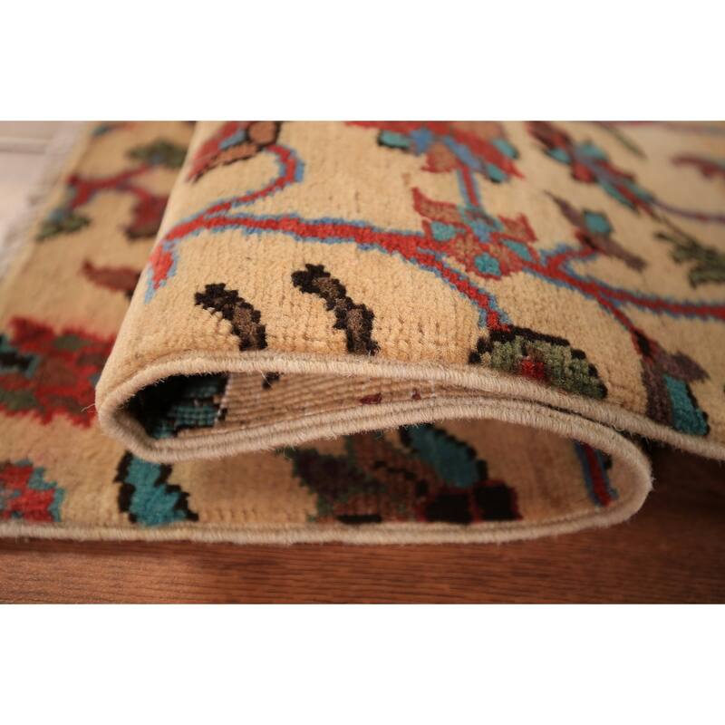 Animals Kazak Oriental Foyer Rug Hand-Knotted Wool Carpet - 2'0" x 3'0"