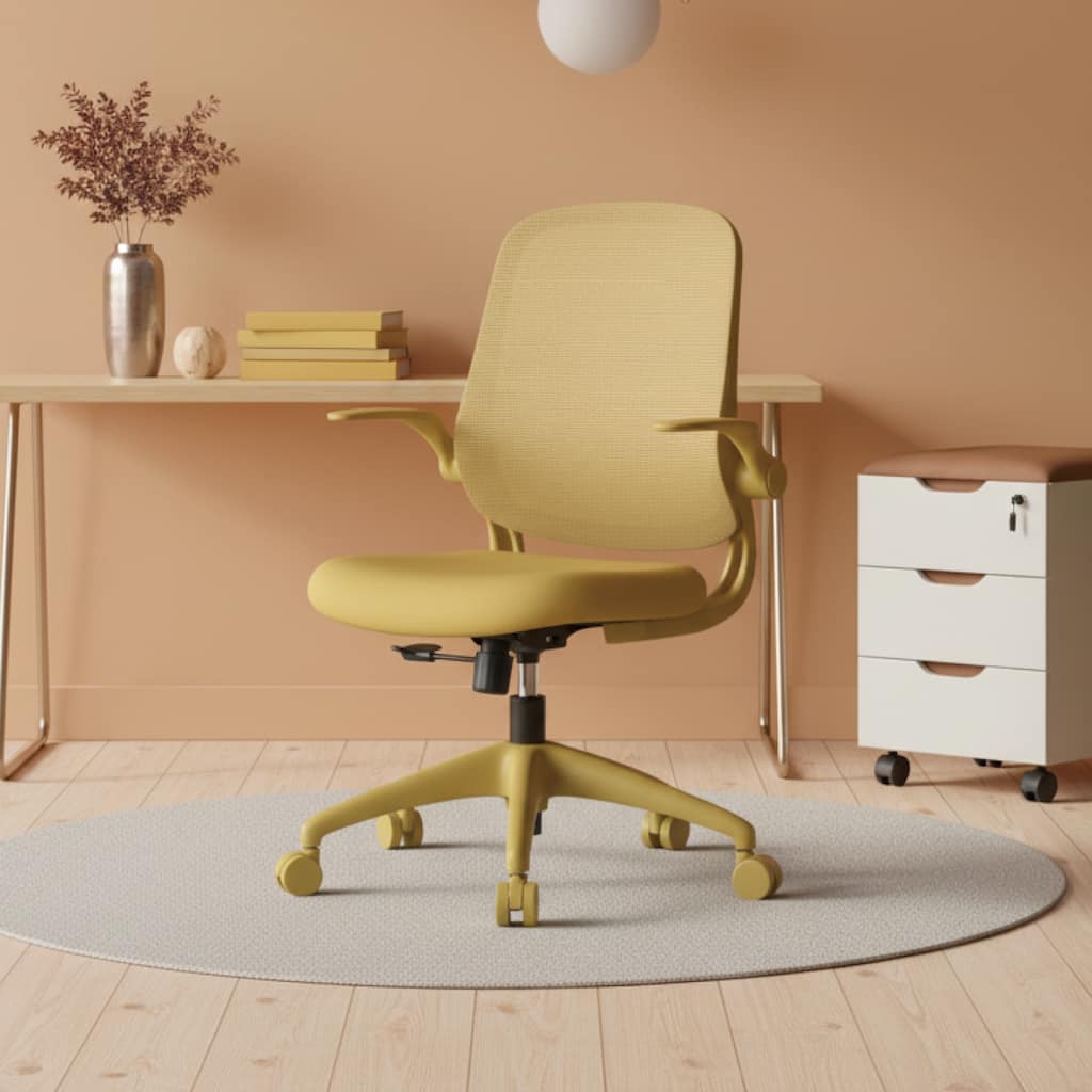 Modern Fabric Bifma 3D Flipping Arms Quality Office Chair Boss CEO Luxury Ergonomic Meeting Room Staff Chair