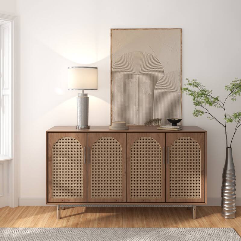 Acroma 25 '' Modern Ceramic Table Lamp with USB Ports - 1-light