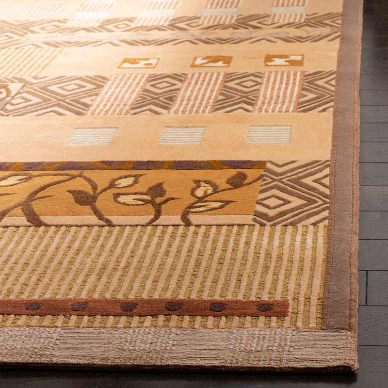 SAFAVIEH Couture Hand-knotted Tibetan Sabella Modern Wool Rug