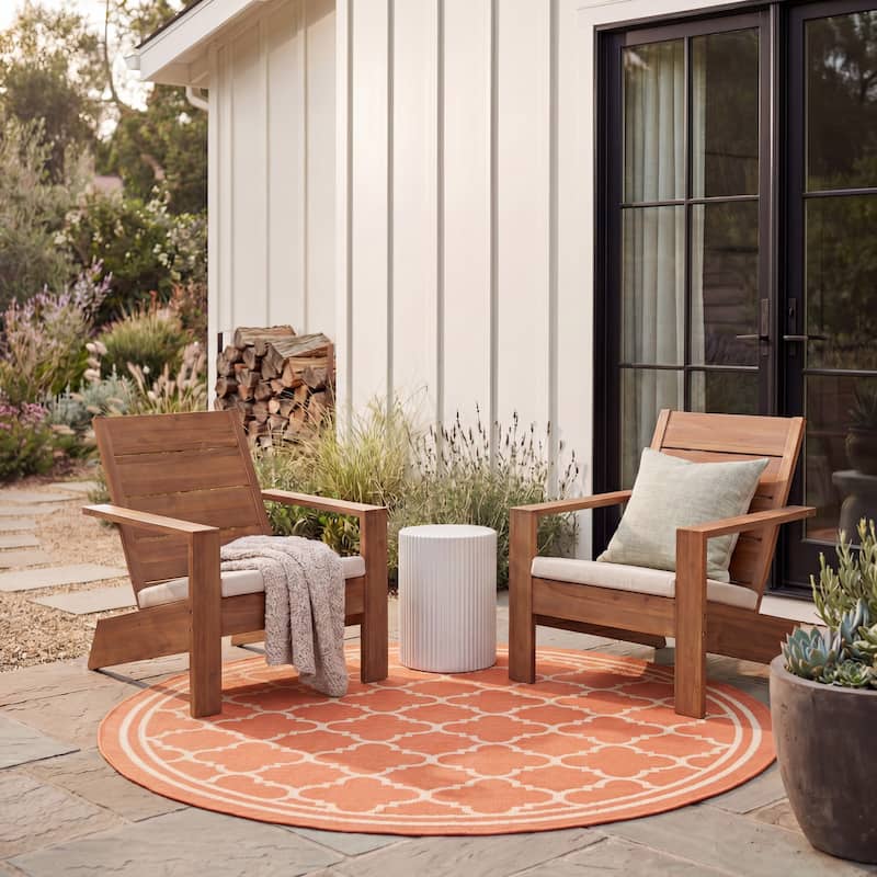 SAFAVIEH Courtyard Kristelle Indoor/ Outdoor Waterproof Patio Backyard Rug