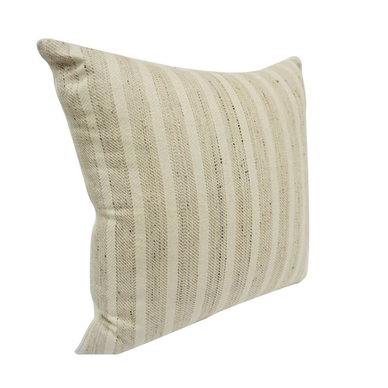 Home&Manor Shahrega Vintage Raw Silk Pillow 18"