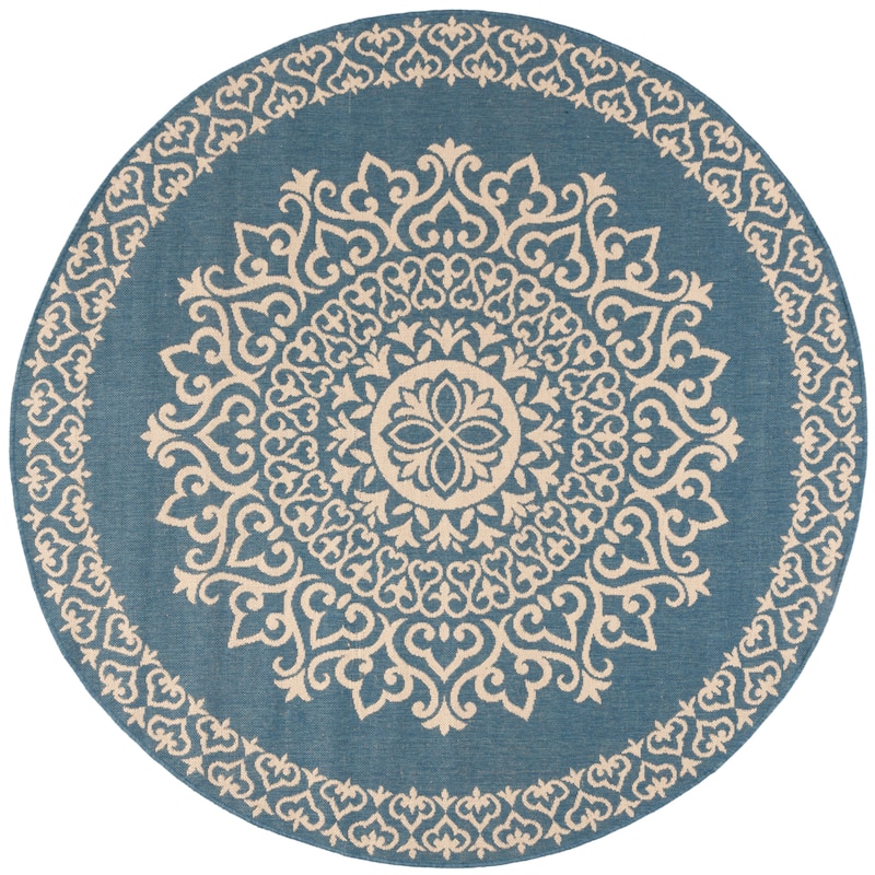 SAFAVIEH Beach House Angelien Indoor/ Outdoor Waterproof Patio Backyard Rug