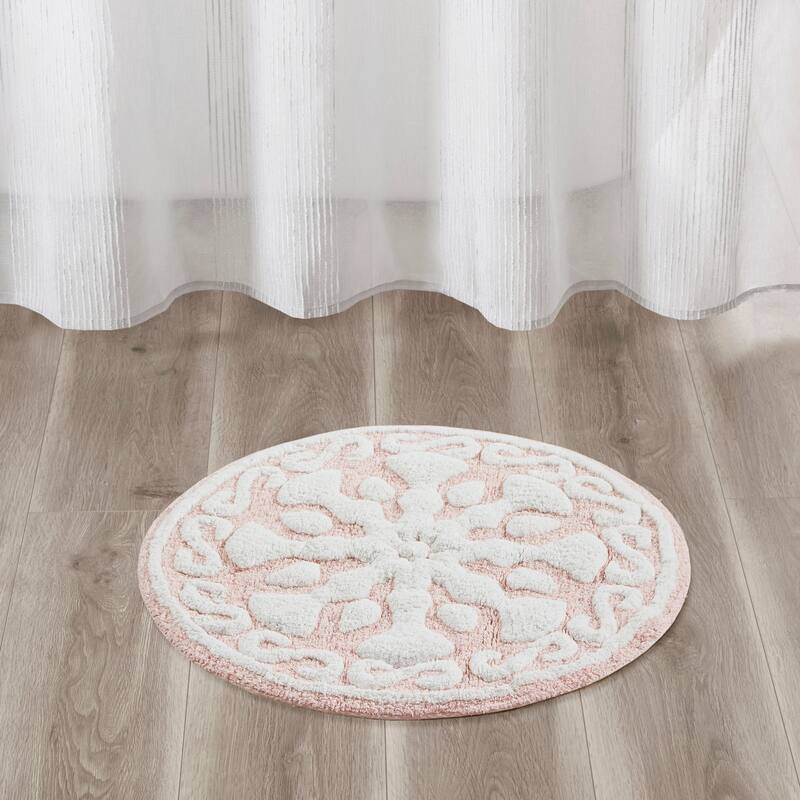 Madison Park Marrakesh Medallion Cotton Tufted Bath Rug