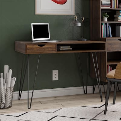 The Novogratz Concord Computer Desk with Storage