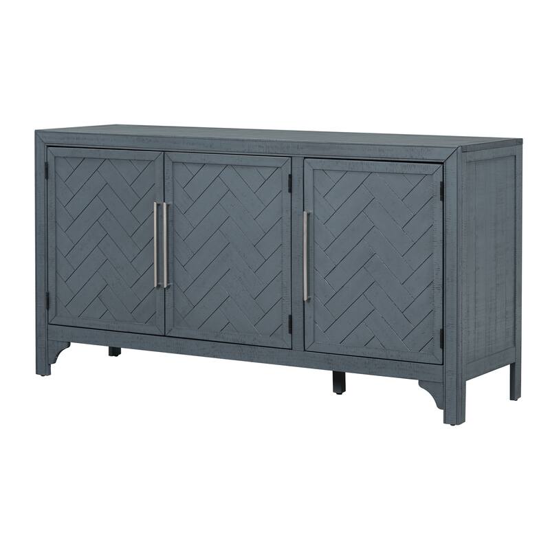 Sideboard with Adjustable Shelves and 3 Doors