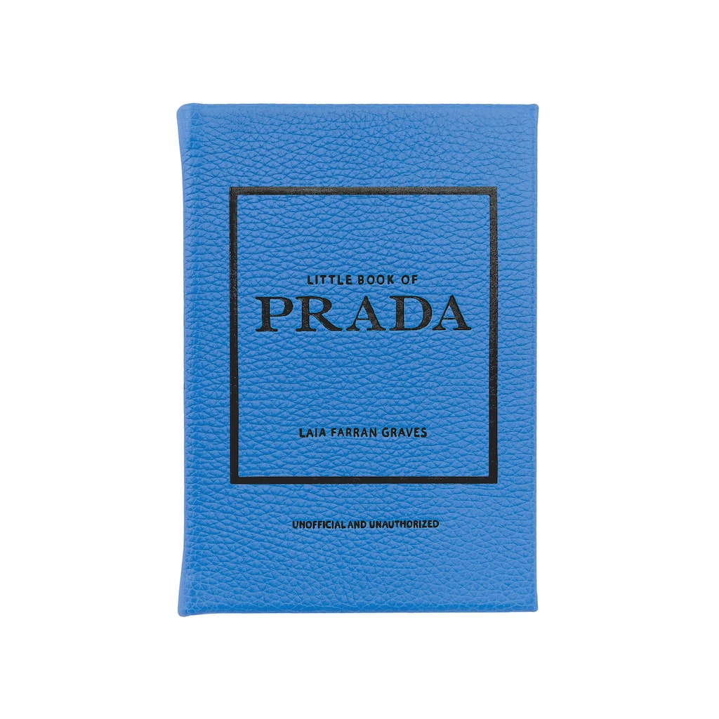 Graphic Image Little Book of Prada Coffee Table Book, Leather, Blue