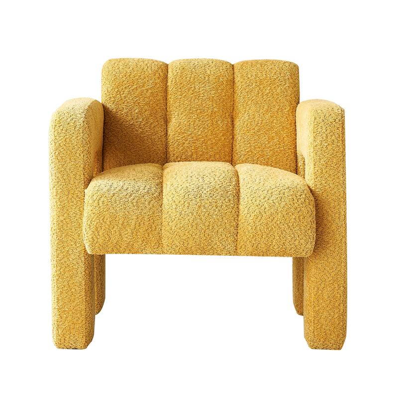 31.10" Wide Boucle Upholstered Accent Chair