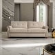 Upholstery 3-Seat Sofa for Living Room, Beige - Bed Bath & Beyond ...