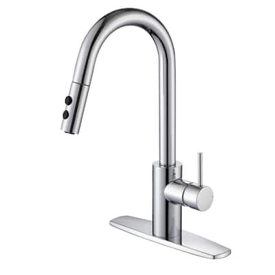 Ultra Faucets Euro Collection Single-Handle Kitchen Faucet With Pull-Down Spray