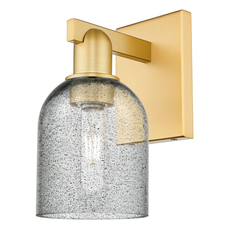 Innovations Lighting Endless Possibilities Arcadia - Caledonia - 1 Light 5" Sconce - Charcoal/Satin Gold