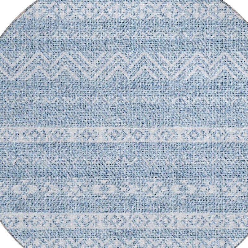 HomeRoots Southwestern Transitional Rectangle Outdoor Rug