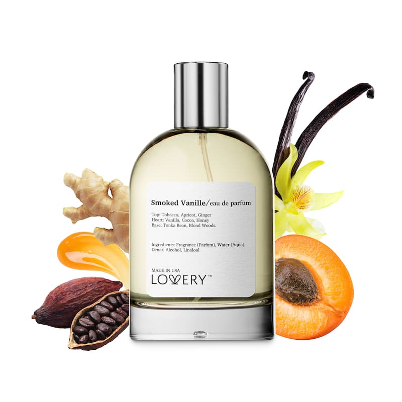 Lovery Smoked Vanille Eau de Parfum, Made in USA, 3.4 oz