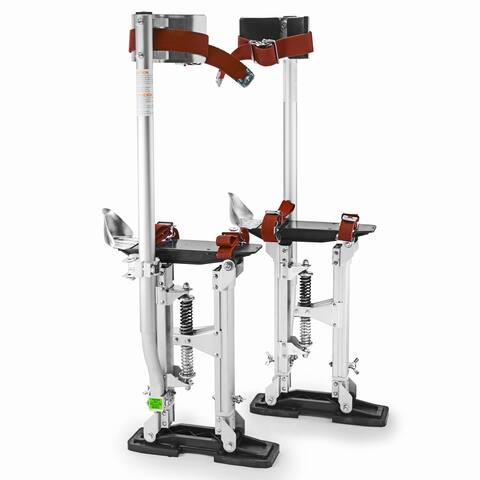 GypTool Pro 24" - 40" Drywall Stilts - Silver - 24 - 40 inches