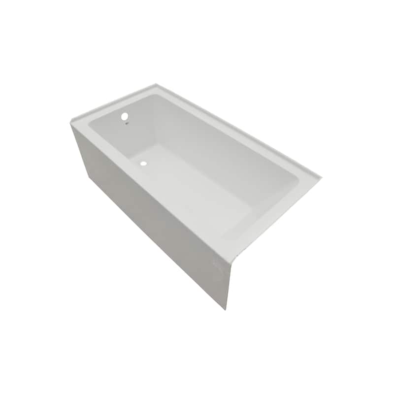 Vanity Art Alcove Soaking Acrylic Bathtub