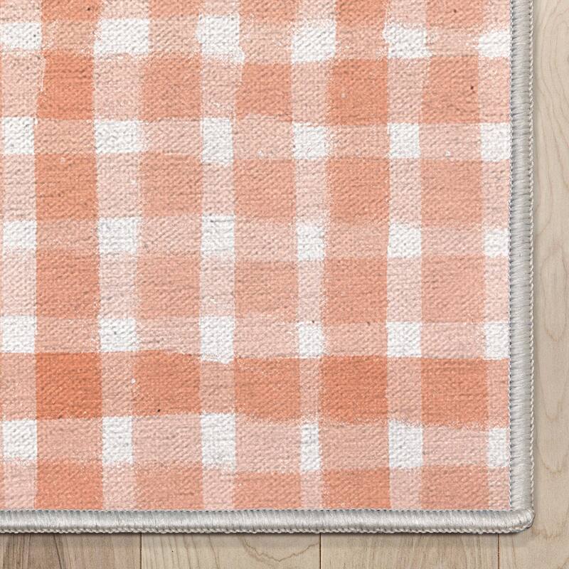 Crayola Geometric Plaid Area Rug By Well Woven