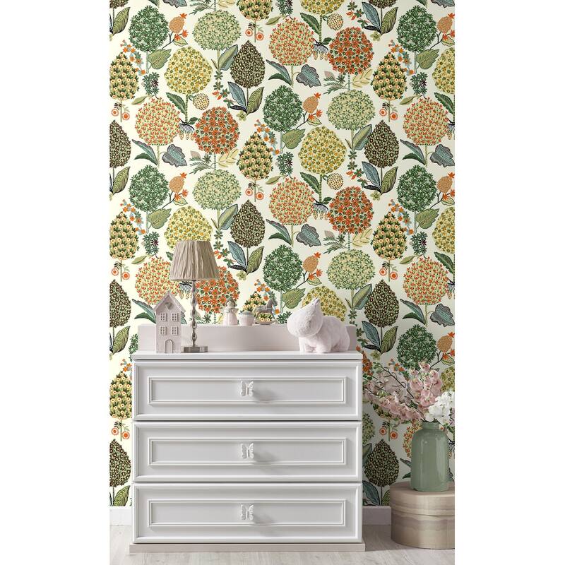 NextWall Blooming Bulbs Peel and Stick Wallpaper