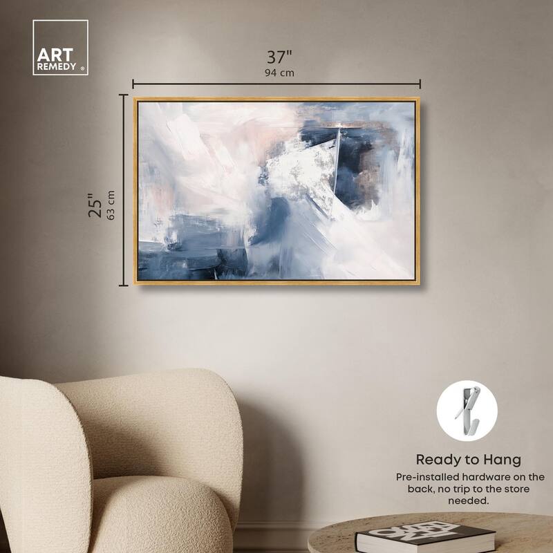 Blue Rapture II Canvas by Art Remedy