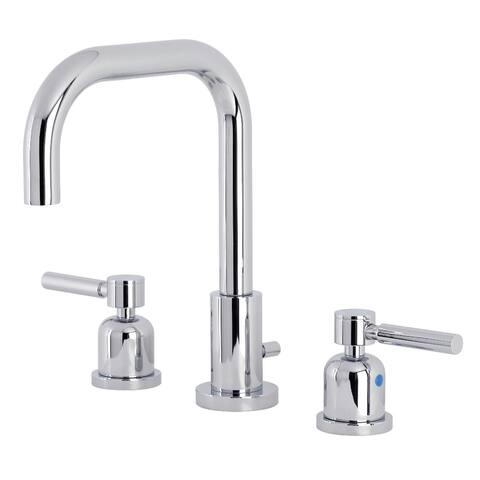 Concord Deck Mount Widespread Bathroom Faucet with Brass Pop-Up
