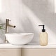 preview thumbnail 2 of 15, Elegant Soap Pump Dispenser for Bathroom 13.52oz 1 Pc Yellow Black