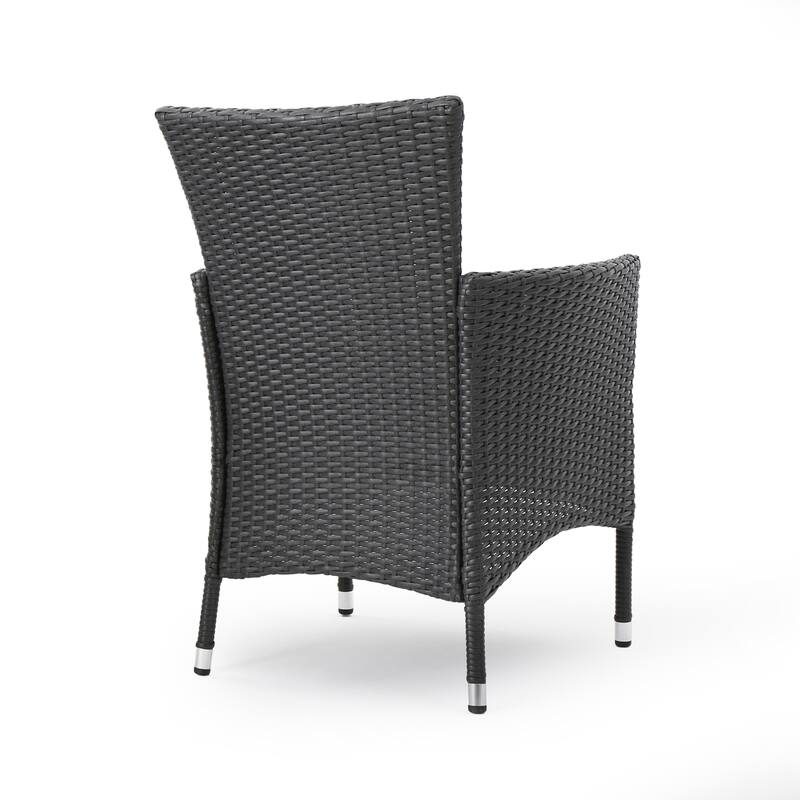 Aristo Outdoor 9-piece Square Wicker Dining Set with Cushions by Christopher Knight Home
