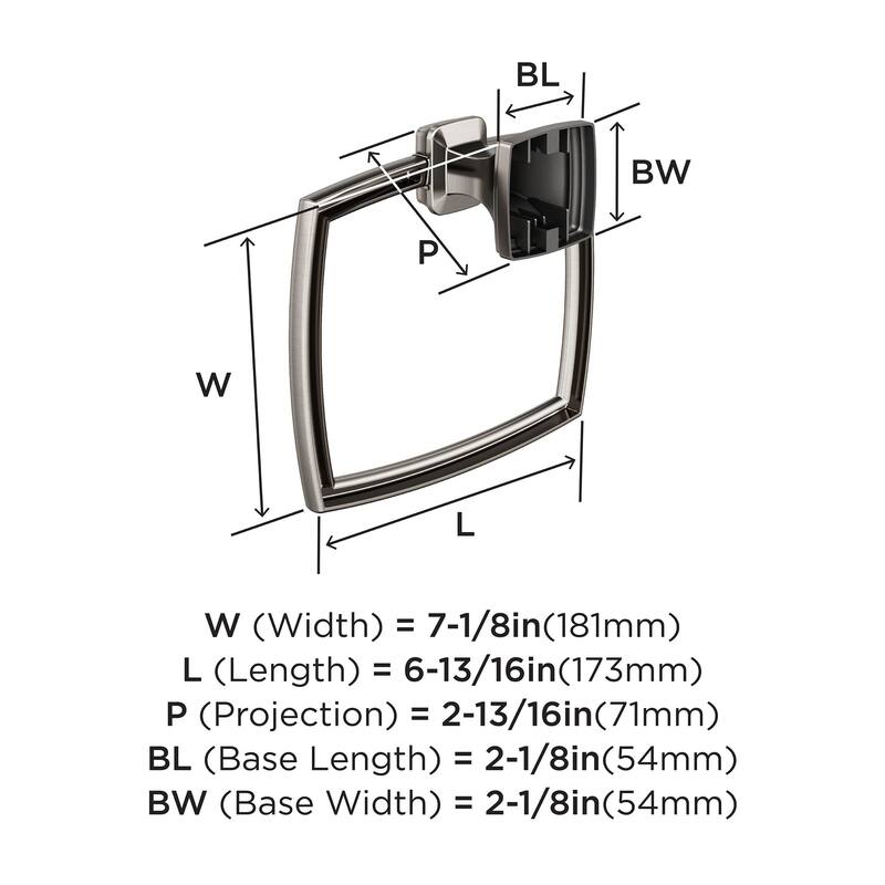 Amerock Revitalize Towel Ring