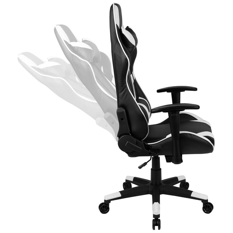 Gaming Bundle-Desk, Cup Holder/Headphone Hook & Reclining Chair