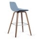 preview thumbnail 146 of 147, WYNDENHALL Cacey Mid Century Modern Bentwood Counter Height Stool (Set of 2) - 20.7'' x 21.1'' x 36.6